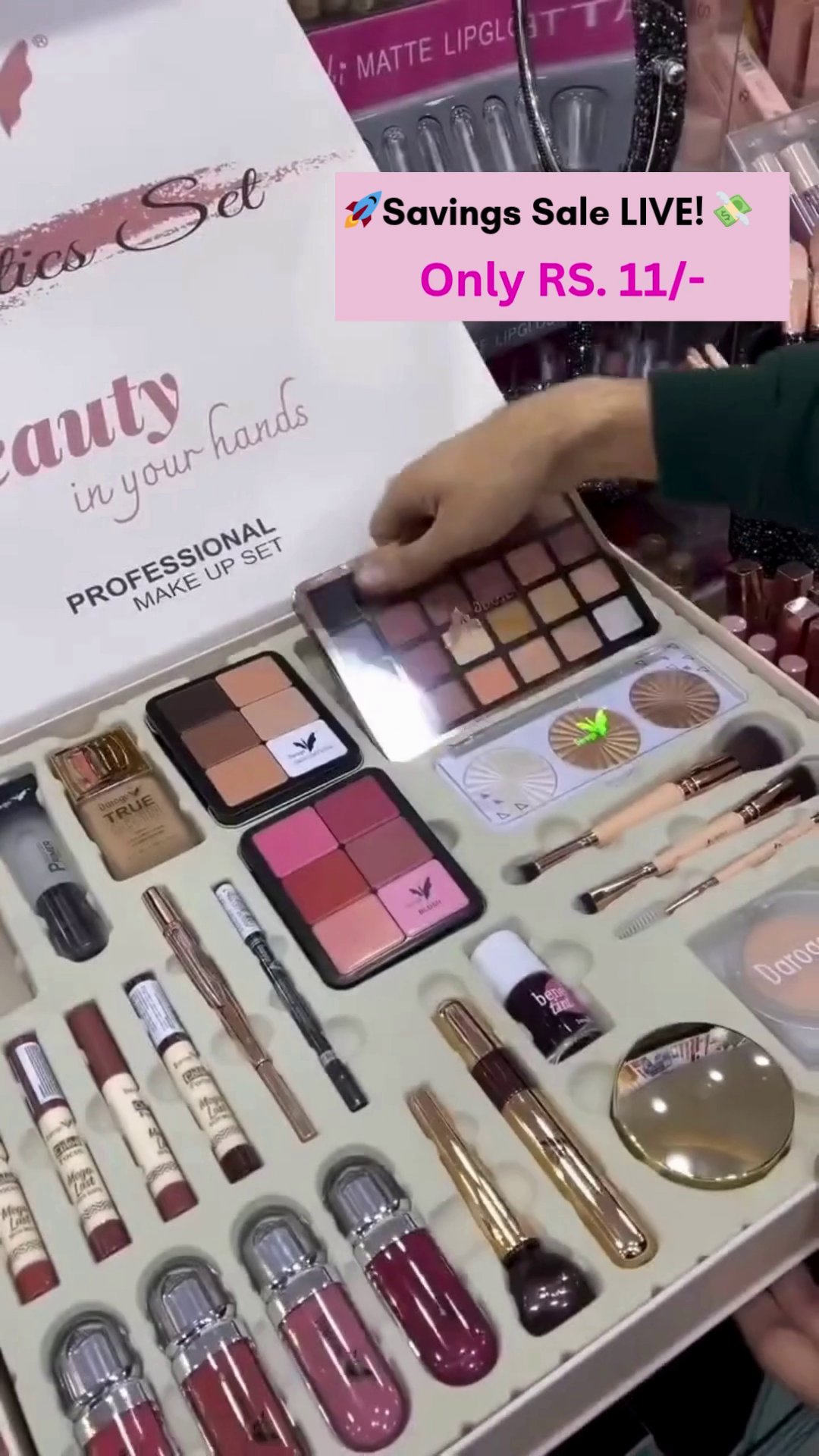 All In One Makeup Kit with Mirror